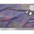 thumbnail image 2 of Soimoi Rayon Fabric Leaves & Palm Fruits Fabric Prints By Yard 42 Inch Wide, 2 of 3