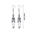 thumbnail image 2 of WREESH Halloween Earrings Retro Skull Bat Spider Earrings Distressed Earrings, 2 of 2