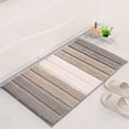 thumbnail image 2 of JFZMDY Tapis de Bain Coloré à Rayures, Tapis d'Entrée Absorbant pour Salle de Bain, 2 of 4