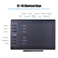 thumbnail image 3 of Flyflise 10x6 Inch Graphics Tablet 8192 Pressure Levels Battery-Free Pen Black, 3 of 8