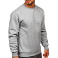 thumbnail image 1 of RKSTN Mens Long Sleeve T Shirt Round Neck Solid Color Sweatshirt Pullover Warm Work Fleece Sweatshirt Tops, 1 of 7
