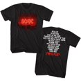 thumbnail image 1 of American Classics T-Shirt Adulte Noir AC/DC PWRUP Track List, 1 of 2