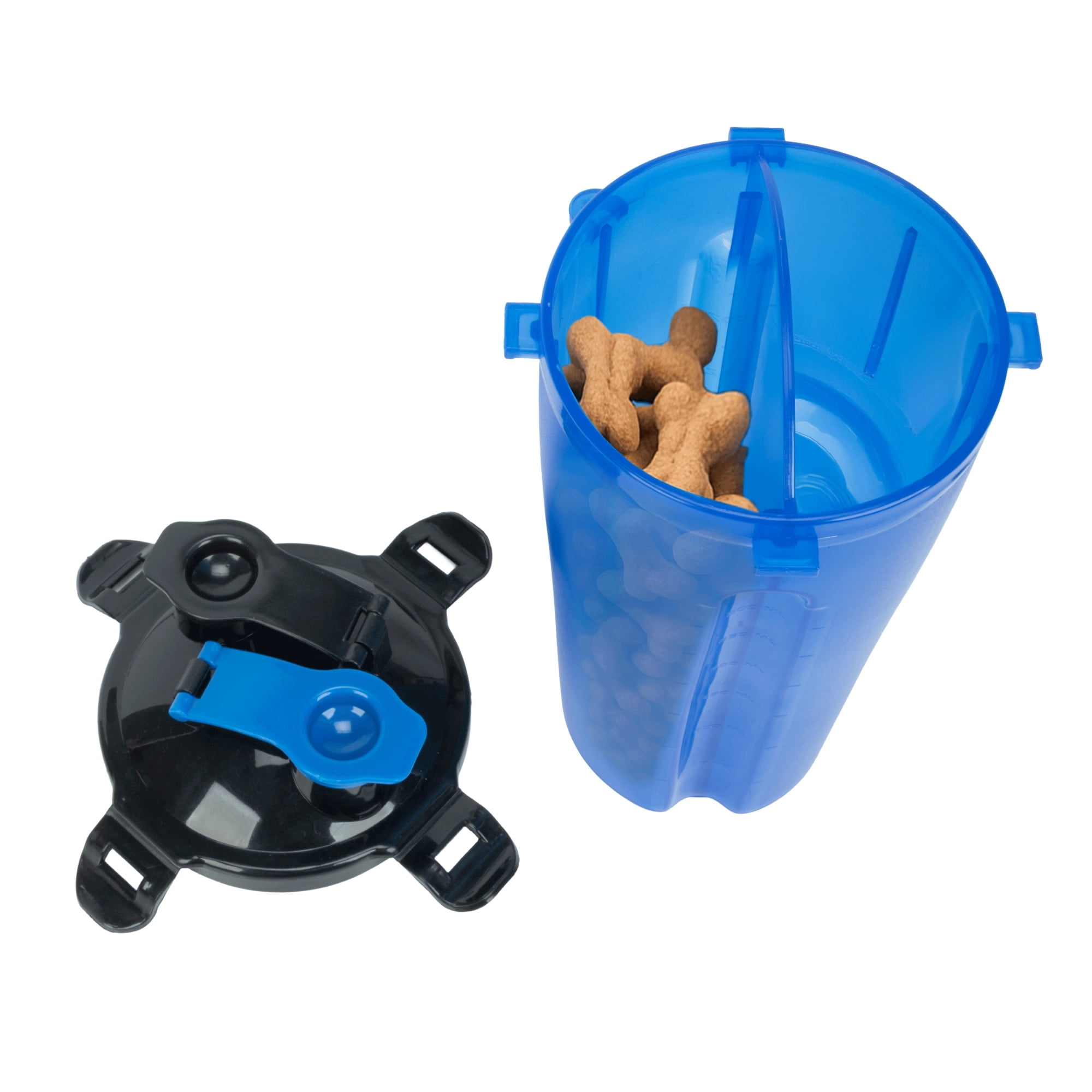 Perfect Solutions Duo Pet Travel Feeder With Collapsible Bowl And Adjustable Crossbody Strap