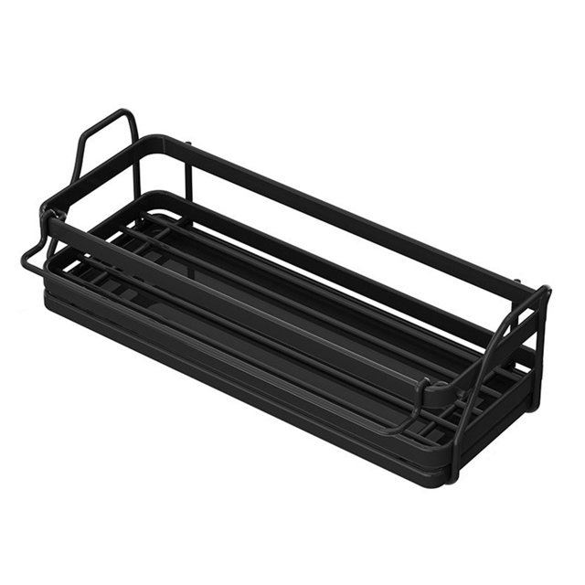 Organisateur de Panier d'Évier de Cuisine avec Plateau d'Égouttement Amovible pour Rangement d'Éponge, Brosse, Chiffon à Vaisselle 10.03 Po x 3.93 Po x 2.99 Po
