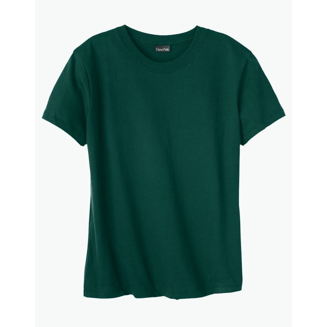 Hanes T-shirt Nano-T pour Femmes, m, Vert Forêt Profond