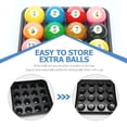 thumbnail image 4 of Milisten Billiard Balls Holder Table Pool Balls Tray Plastic Billiard Tray Billiard Balls Storage Tray, 4 of 6
