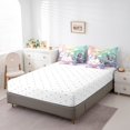 thumbnail image 4 of YST Unicorn Comforter Set Queen 7 Piece,Rainbow Unicorn Bedding Set With Sheets For Kids Girls,Starry Sky Stars Clouds Bed In A Bag With Pillow Cases And Covers,Reversible, 4 of 5