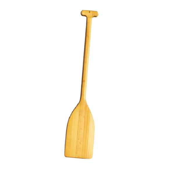 Lipstore Wood Canoe Paddle 32 inch Lightweight Boat Oar for Home Office Hanging Decor Yellow