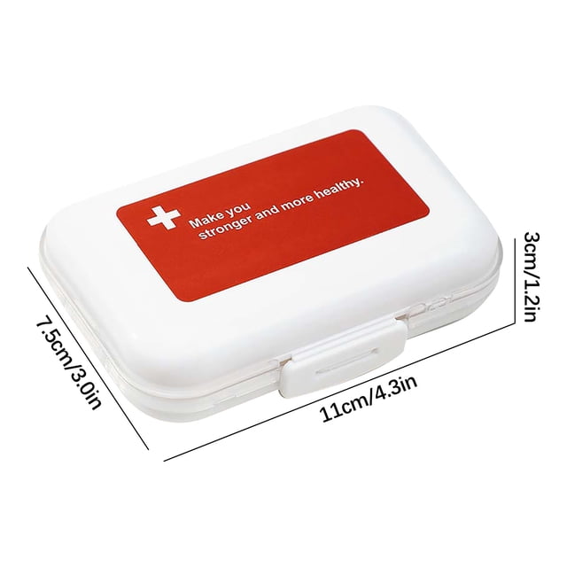 Indoor Lighting Accessories Portable Daily PillCase Split Box Day Portable Travel Box