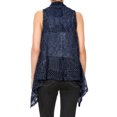 thumbnail image 2 of Cardigan Sans Manches Ouvert devant en Crochet pour Femmes, 2 of 5