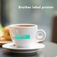 thumbnail image 2 of 12mm Label Tapes Waterproof Oil Resistant Carbon Ribbon Replacement label tape label maker for Brother P-Touch Printer Tze231, Green, 2 of 8