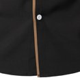 thumbnail image 4 of Penkiiy Chemise Habillée Décontractée pour Homme à Manches Longues Extensible Sans Plis Coupe Régulière à Boutons L Noir, 4 of 4