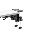 thumbnail image 3 of Langgg Wood Computer Arm Rest for Desk Folding Computer Desk Extender for Desk White, 3 of 8
