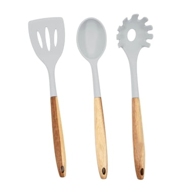 Mainstays 3 Piece Grey Silicone Tool Set