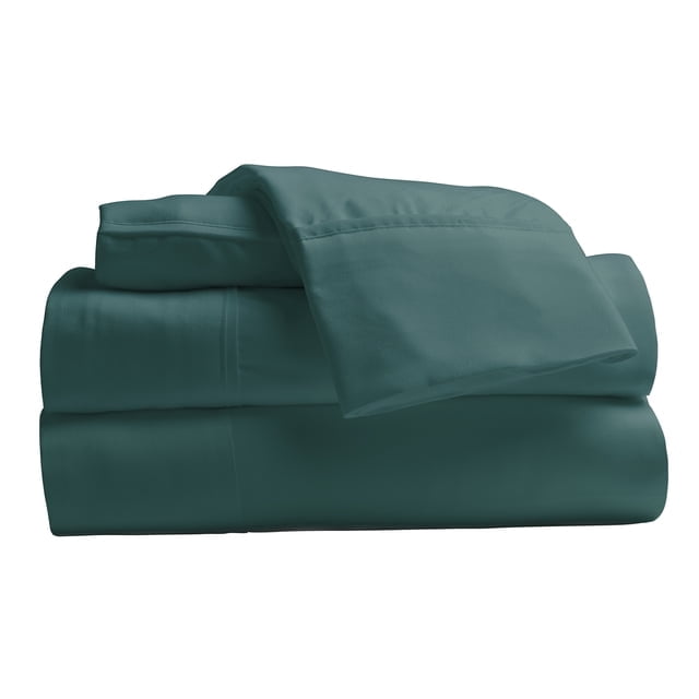 Comfy Bamboo World Series 4pc Microfiber Sheet Set, Queen Size Bedsheet, Teal