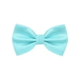 thumbnail image 1 of INSPIRE CHIC Men's Grids Patterned Solid Color Adjustable Pre-tied Bow Tie Lake Blue, 1 of 4