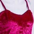 thumbnail image 3 of Women 2PCS Lingerie Set Slim Solid Sling Crop Top Short Elastic Band Pants, 3 of 7
