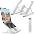 thumbnail image 1 of Laptop Stand, Adjustable Portable Laptop Holder for Desk, Cooling Aluminum Ventilated Notebook Riser Compatible with MacBook Air Pro, Dell XPS, More 10-15.6 inches PC Computer, Tablet, iPad, 1 of 5