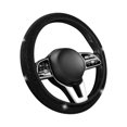 thumbnail image 2 of Dvkptbk Summer Steering Wheel Cover, Rhinestone Steering Wheel Cover with Crystal Diamond for Women, Sparkling Car Wheel Protector Universal Fit 14-15 Inches Steering Wheel Covers Car Accessories, 2 of 7