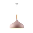 thumbnail image 1 of Wood Metal Colorful Pendant Lamp, Creative Ceiling Pendant Light Fixture, Modern Pendant Lighting, Farmhouse Pendant Light for Over Kitchen Island Dining Room Table Bar Entrance Cafe, 1 of 7