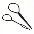 thumbnail image 2 of 2 Pcs Plastic Crochet Braids Pull Hair Needle Ponytail Pigtails Updo Styling Maker Hairstyle Tool Hairdressing Accessori, 2 of 7