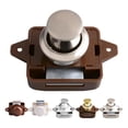 thumbnail image 2 of Verrou Poussoir pour Voiture de Campeur Sans Clé Verrou d'Armoire de VR Poussoir Serrures d'Armoire de Bateau en Métal Armoire Bouton-Poussoir Loquet de Compartiment Loquets Serrures, 2 of 7
