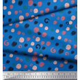 thumbnail image 2 of Soimoi Modal Satin Fabric Brush Stroke Abstract Print Sewing Fabric Yard 42 Inch Wide, 2 of 3