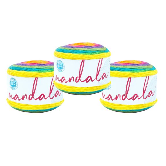 Lion Brand Mandala Yarn - Baie d'Hudson 3 Paquet