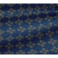 thumbnail image 5 of oneOone Viscose Jersey Fabric Check & Triangle Ikat Print Fabric By Yard 60 Inch Wide, 5 of 5