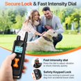 thumbnail image 2 of Dog Training Collar with Remote, Dog Shock Collar with 4 Training Modes, IP68 Waterproof Rechargeable e Collar for Large Medium Dogs with Beep S, 2 of 6