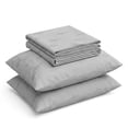 thumbnail image 3 of Johnson Home 300 Thread Count Jacquard Cotton Sheet Set, 3 of 3