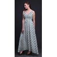thumbnail image 3 of Bimba Robe de Plage Bohème Sans Manches Longue Maxi à Bretelles Imprimée pour Femmes Shibori - Moyen, 3 of 6