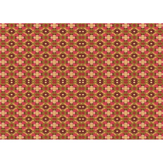 Ahgly Company Tapis Rectangulaire Orange Lavable en Machine, 7 Pieds x 10 Pieds