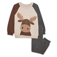 thumbnail image 1 of George Toddler Boys' Two Piece Sweatshirt Set, 1 of 2