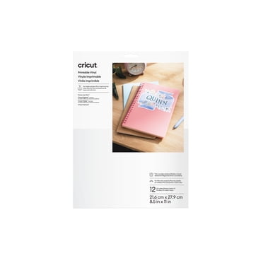 Cricut® Printable Vinyl - US Letter (12 ct), White