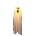 thumbnail image 1 of Large White Led Ghost Lantern String Light Handheld Pumpkin Lamp Battery Powered Halloween Party Decoration For Indoor Outdoor Use Polyester Fiber D, 1 of 7