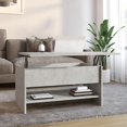 thumbnail image 1 of vidaXL Coffee Table Concrete Grey 80x50x40 cm Engineered Wood, 1 of 5