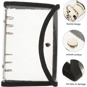 Fiudx Wrapped Loose-Leaf Pvc Transparent Case New Travel Account Book