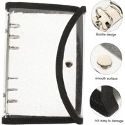 Suncoda Book Binder, Wrapped Loose-Leaf Pvc Transparent Case New Travel Account Book