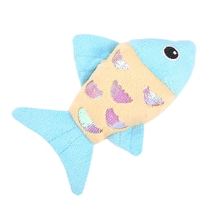 SIfdSeng Pet Teething Jouet à croquer Garder occupé pour les biting avec le poisson de son de crotale Thème Jouets de chien durable pour les brochettes agressives Jouets pour la dents de chiot Jouets à chien interactifs Freezable pour les petits chiens