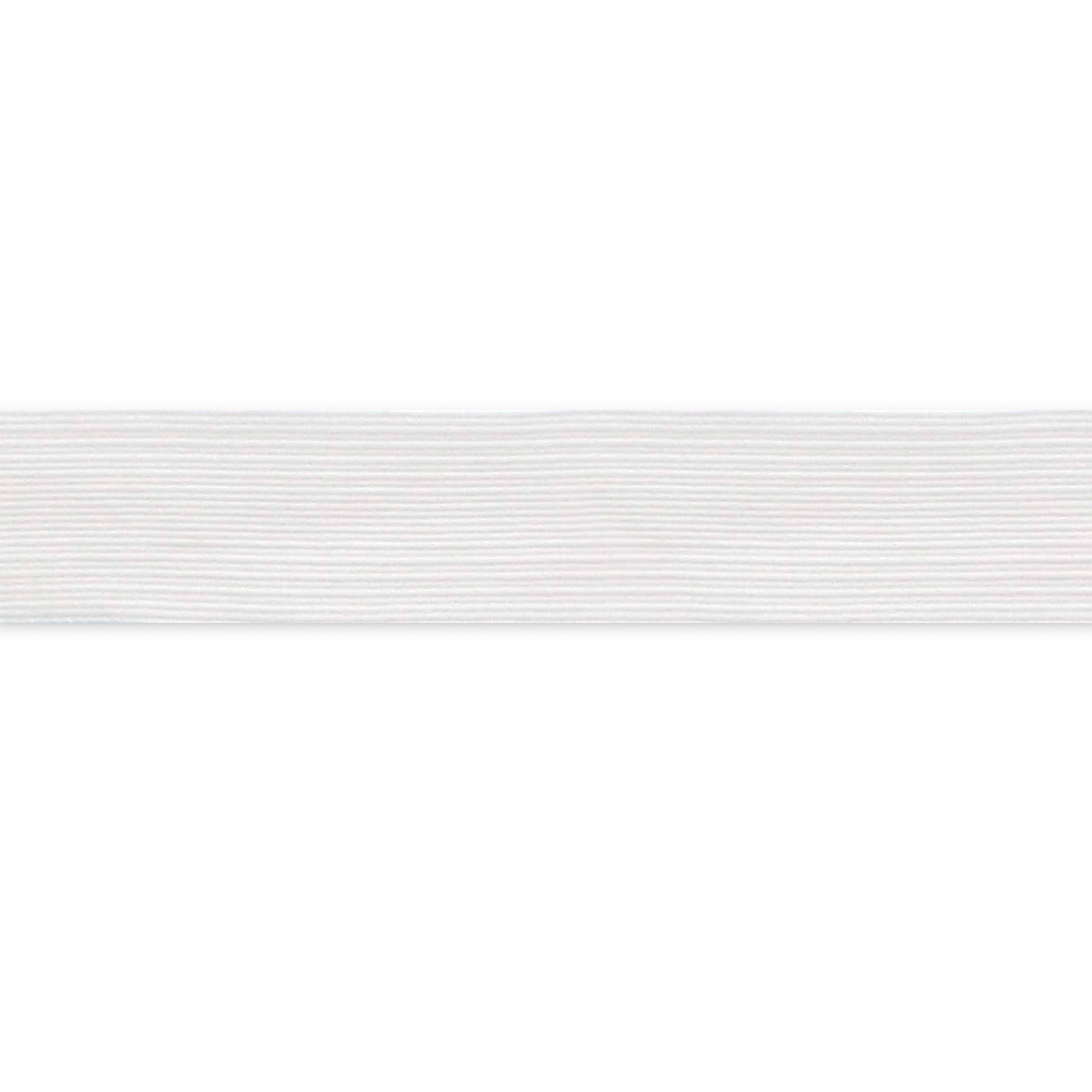 UNIQUE CREATIV blanc Jumbo Braided Elastic, 13 mm (0.51 in), 1 m (1.09 yd)