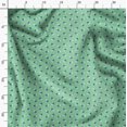 thumbnail image 3 of Soimoi Green Cotton Poplin Fabric Shells Ocean Print Sewing Fabric Yard 56 Inch Wide, 3 of 6
