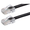 thumbnail image 1 of Monoprice Cat5e Ethernet Patch Cable - 7 Feet - Black, RJ45, Stranded, 350Mhz, UTP, Pure Bare Copper Wire, 24AWG - Zeroboot Series, 1 of 2