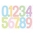 thumbnail image 1 of 4 Inch Large Size Number Stickers, 1 Sheet Self Adhesive House Numbers for Mailbox, Trash Cans - Waterproof Vinyl Numbers Sticker, for Easy Backing Peeling, Bold and Easy-to-Read House Number Labels, 1 of 9