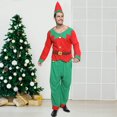 thumbnail image 1 of 2023 Pyjamas avant Noël Pyjamas Imprimés Hommes Velours Pyjamas de Famille de Noël Ensembles Assortis, 1 of 8