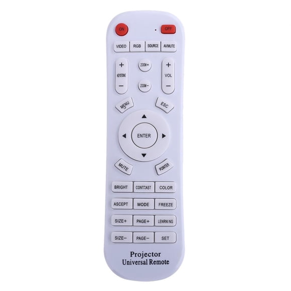 Peggybuy Projecteur Multifonctionnel Télécommande Universelle de Remplacement