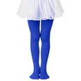 thumbnail image 2 of MIASHUI Collants pour Filles Collants de Ballet pour Filles Bas de Danse Collants, Bleu, 8-9 Ans, 2 of 4