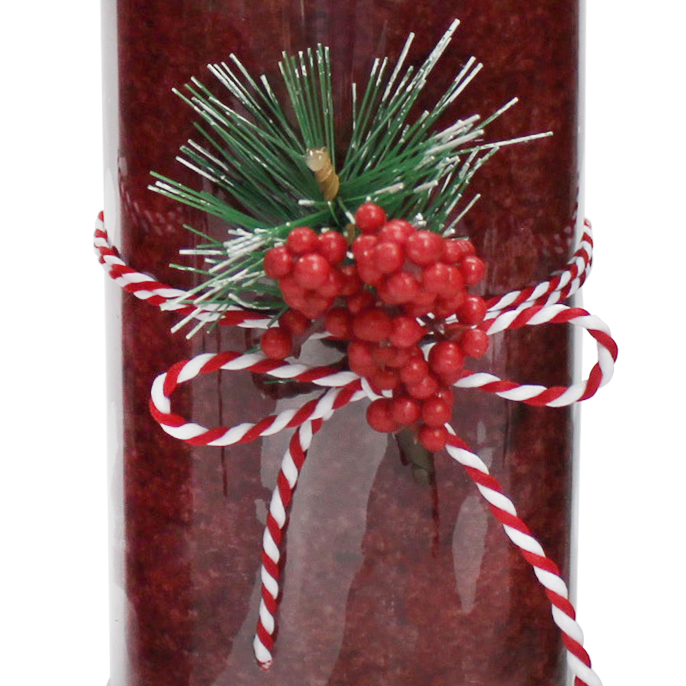 6" Bougie pilier - CASSIS SUCRÉ