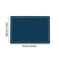 thumbnail image 3 of EGNMCR Kitchen Gadgets,Kitchen Essentials,Kitchen Accessories Fashionable And Beautiful Table Runner Leather Placemats Double Sided Western Style Household Heat Insulating Mats Placemat Napkin, 3 of 6
