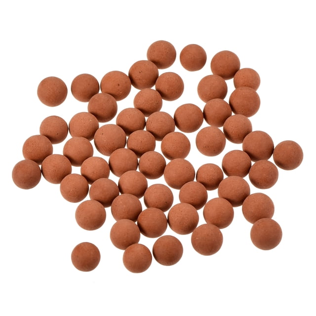 Unique Bargains Galets d'Argile 5-6 mm 0,22 Lb en Rouge, Conçus pour le Jardinage et la Culture Hydroponique. Ces Boules d'Argile Rondes Offrent un drainage excellent et une circulation d'Air, Favorisent la Croissance des Racines. Elles Sont Réutilisables, Résistantes à l'Eau et au Vieillissement, et Convenant à l'Utilisation au Fond Ou en Haut des pots pour la Décoration Ou pour Empêcher les Éclaboussures de Terre Lors de l'Arrosage. l'Emballage Contient Environ 100 g de Galets D